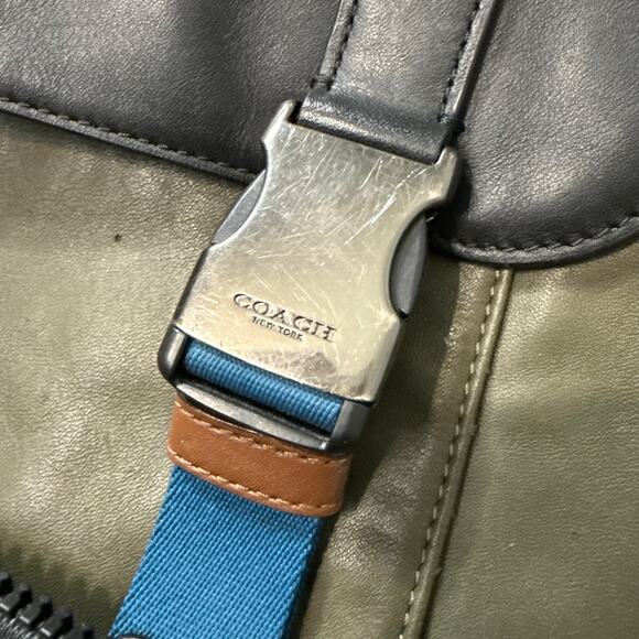 Coach Trach Backpack Colorblock - Picture 4 of 12